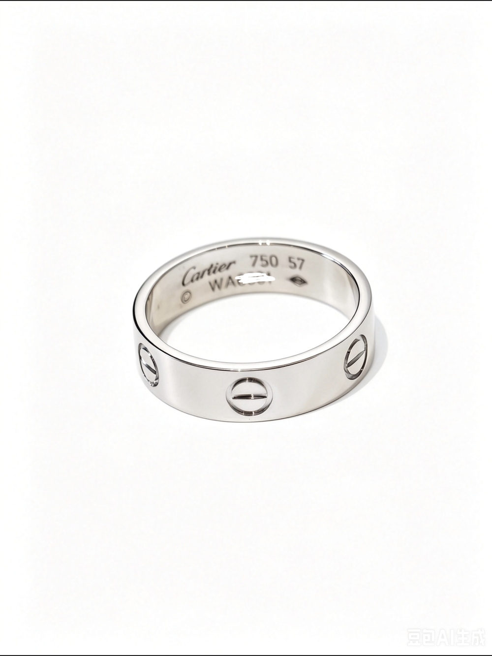 Cartier White Gold Love Ring
